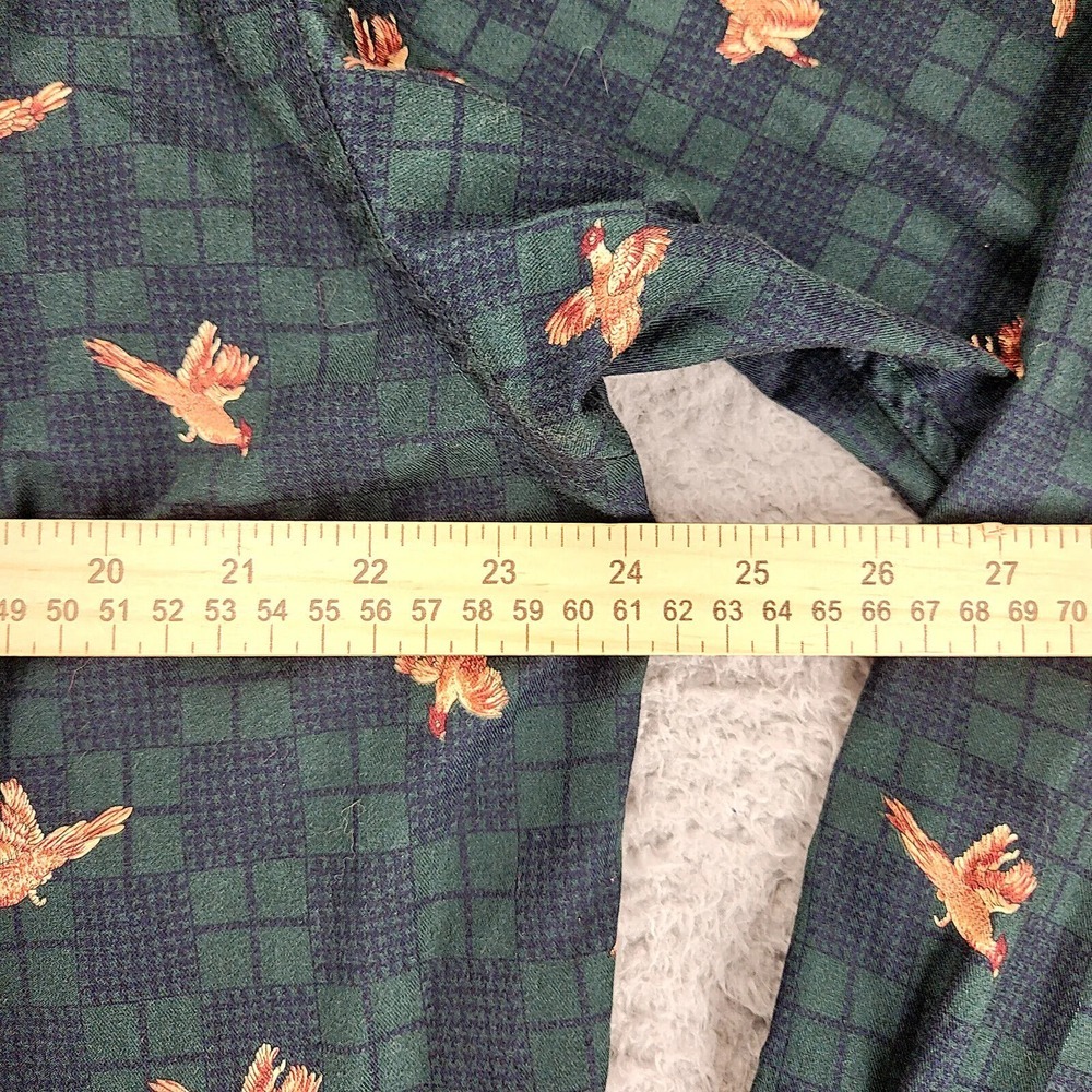 Brooks Brothers Shirt Mens Large Green Animal Print Vintage Sport Shirt‎ - Picture 7 of 8